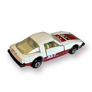 Matchbox #31 Mazda RX-7 White/Brown Car Lesney 1979 Hong Kong SUPERFAST